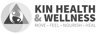 KIN HEALTH & WELLNESS MOVE · FEEL · NOURISH · HEAL logo