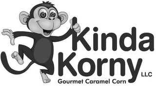 KINDA KORNY LLC GOURMET CARAMEL CORN logo