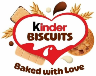 KINDER BISCUITS BAKED WITH LOVE logo