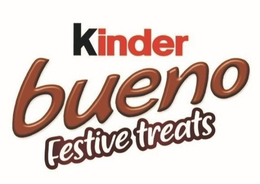 KINDER BUENO FESTIVE TREATS logo