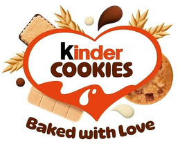 KINDER COOKIES BAKED WITH LOVE logo