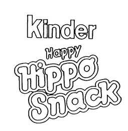 KINDER HAPPY HIPPO SNACK logo
