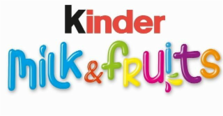 KINDER MILK&FRUITS logo