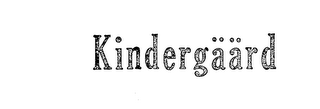 KINDERGAARD logo