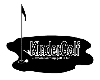 KINDERGOLF...WHERE LEARNING GOLF IS FUN logo
