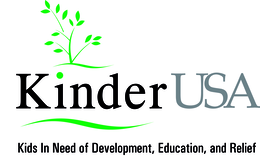 KINDERUSA KIDS IN NEED OF DEVELOPMENT, EDUCATION, AND RELIEF                KINDERUSA logo