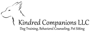 KINDRED COMPANIONS LLC DOG TRAINING, BEHAVORIAL COUNSELING, PET SITTING logo