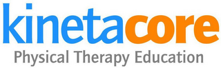 KINETACORE PHYSICAL THERAPY EDUCATION logo