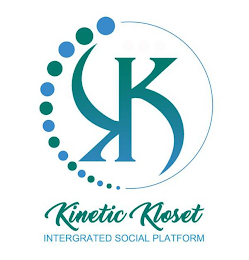 KINETIC KLOSET INTEGRATED SOCIAL PLATFORM KK logo