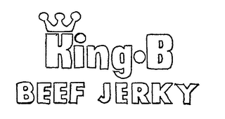 KING. B BEEF JERKY logo