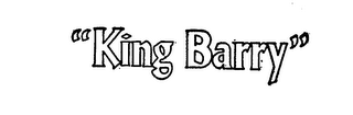 "KING BARRY" logo