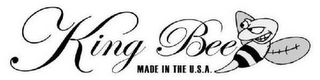 KING BEE MADE IN THE U.S.A. logo