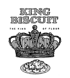 KING BISCUIT THE KING OF FLOUR logo
