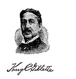 KING C. GILLETTE logo