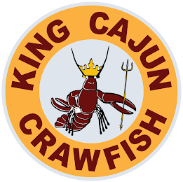 KING CAJUN CRAWFISH logo