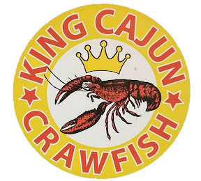 KING CAJUN CRAWFISH logo