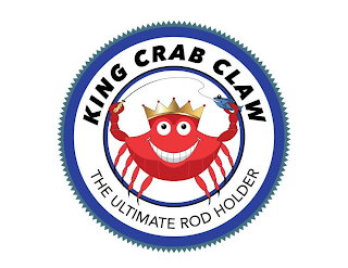 KING CRAB CLAW THE ULTIMATE ROD HOLDER logo