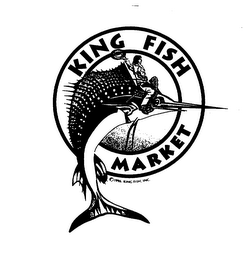 KING FISH MARKET 1996 KING FISH. INC. logo