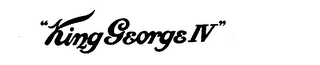 KING GEORGE IV logo