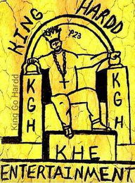 KING HARDD ENTERTAINMENT KING GO HARDD KGH KGH KHE P23 logo