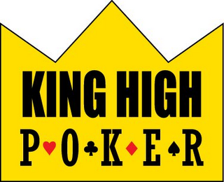 KING HIGH P O K E R logo