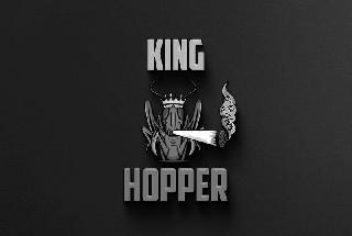 KING HOPPER IT'S IN THE HOPS logo