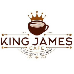 KING JAMES CAFÉ EST 2023 logo