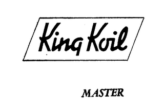 KING KOIL MASTER logo