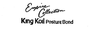 KING KOIL POSTURE BOND EMPIRE COLLECTION logo