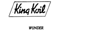 KING KOIL WONDER logo