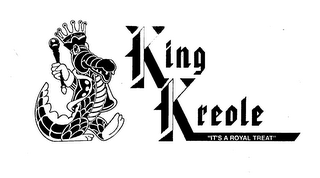 KING KREOLE "ITS A ROYAL TREAT" logo