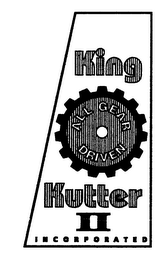 KING KUTTER II ALL GEAR DRIVEN INCORPORATED logo