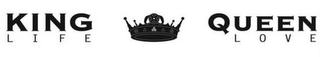 KING LIFE QUEEN LOVE logo