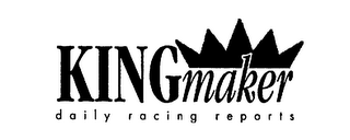 KING MAKER DAILY RACING REPORTS logo
