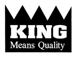 KING MEANS QUALITY logo