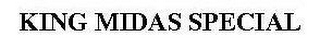 KING MIDAS SPECIAL logo