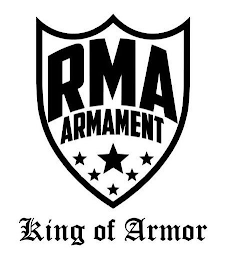 KING OF ARMOR RMA ARMAMENT logo