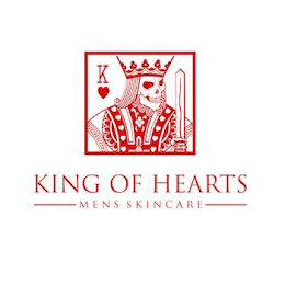KING OF HEARTS MENS SKINCARE logo