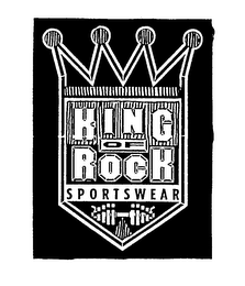 KING OF ROCK SPORTSWEAR logo
