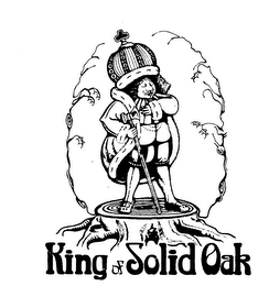 KING OF SOLID OAK logo
