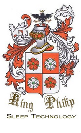 KING PHILIP SLEEP TECHNOLOGY logo