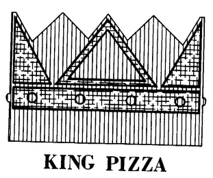 KING PIZZA logo