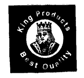KING PRODUCTS BEST QUALITY logo