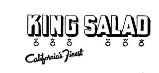 KING SALAD CALIFORNIA FINEST logo