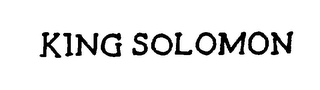 KING SOLOMON logo