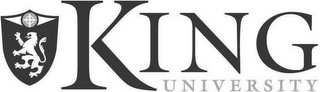 KING UNIVERSITY logo