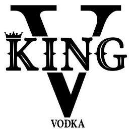 KING V VODKA logo