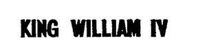 KING WILLIAM IV logo