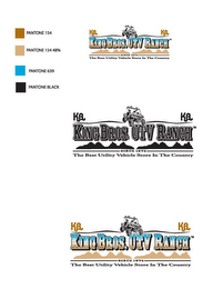 KINGBROS. UTV RANCH THE BEST UTILITY VEHICLE STORE IN THE COUNTRY SINCE 1974 KB logo