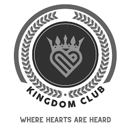 KINGDOM CLUB WHERE HEARTS ARE HEARD logo